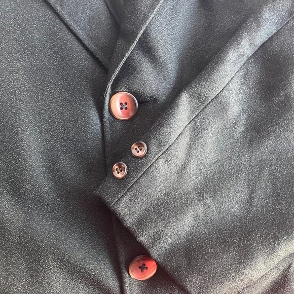 1960s Men's Black & Blue Topcoat - Picture 5 of 15